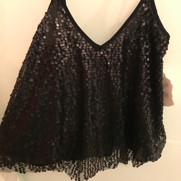 •Altar’d State• Sequined Swing Tank - Picture 4 of 7